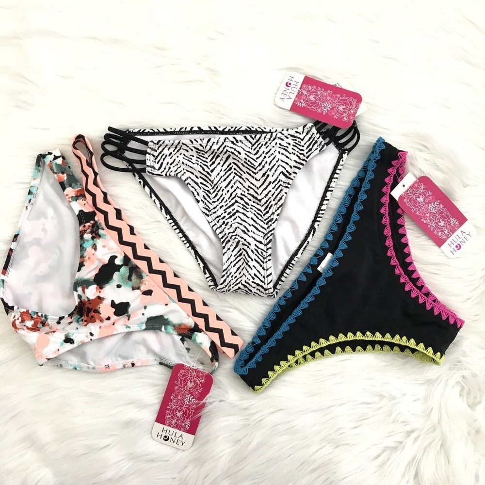 Bikini Bottom 3 Wholesale Hula Honey Small (Set M)